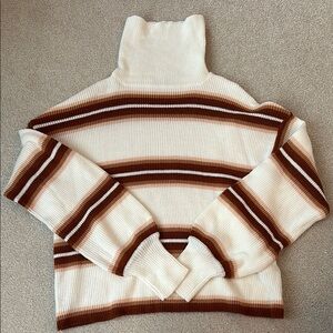 Urban Outfitters Striped Turtleneck Sweater